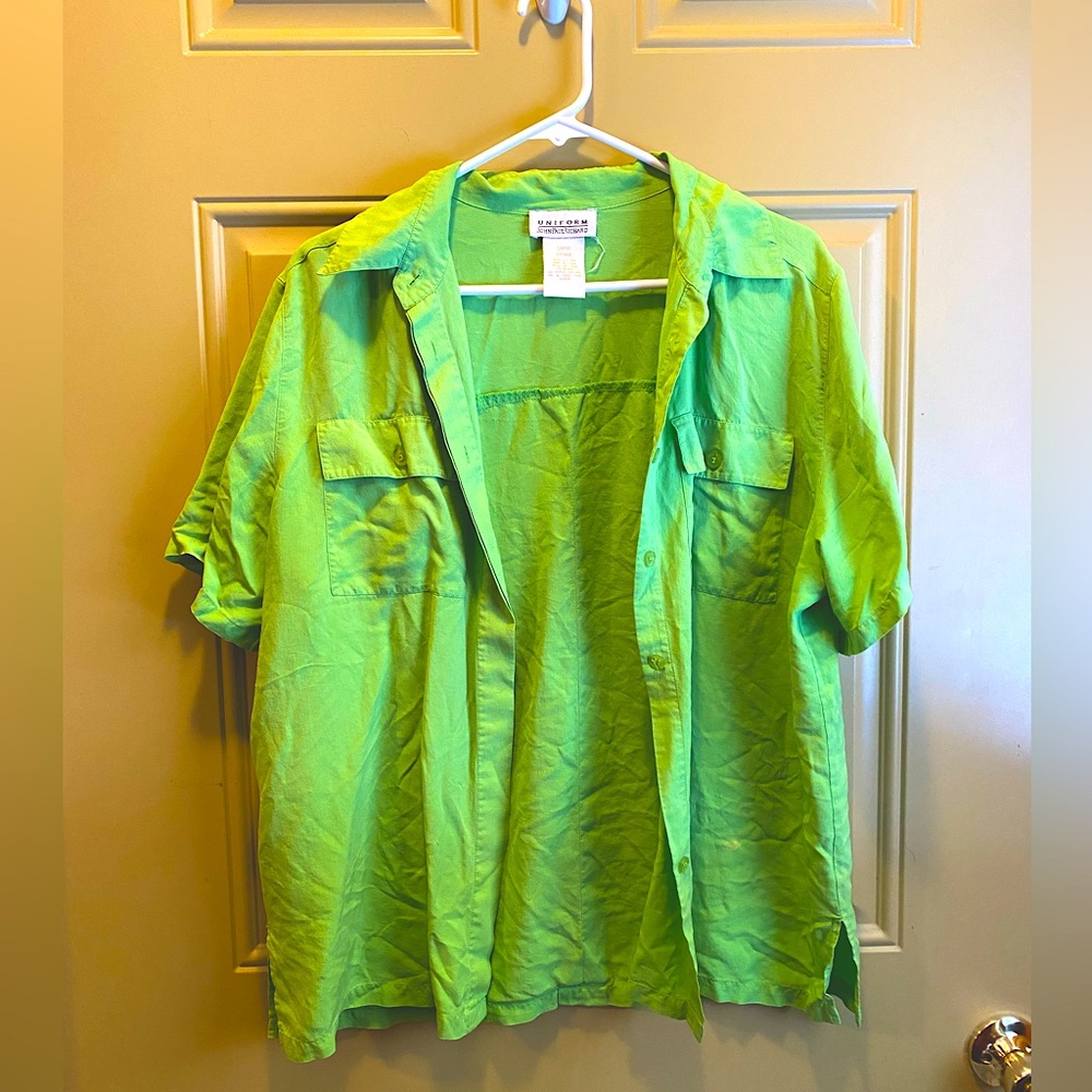 Green John Paul Richard button up